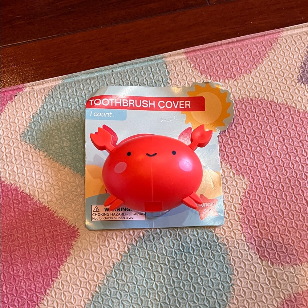 Red Crab Toothbrush Cover new